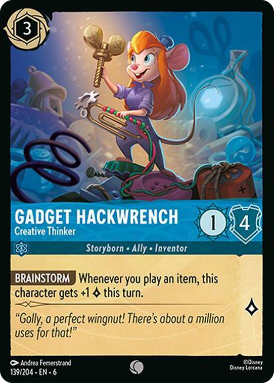 0139 Gadget Hackwrench - Creative Thinker Common Azurite Sea