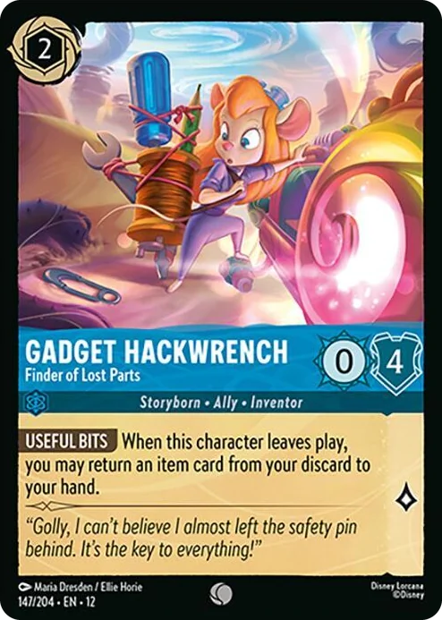 0147 Gadget Hackwrench - Finder of Lost Parts Common Wilds Unknown