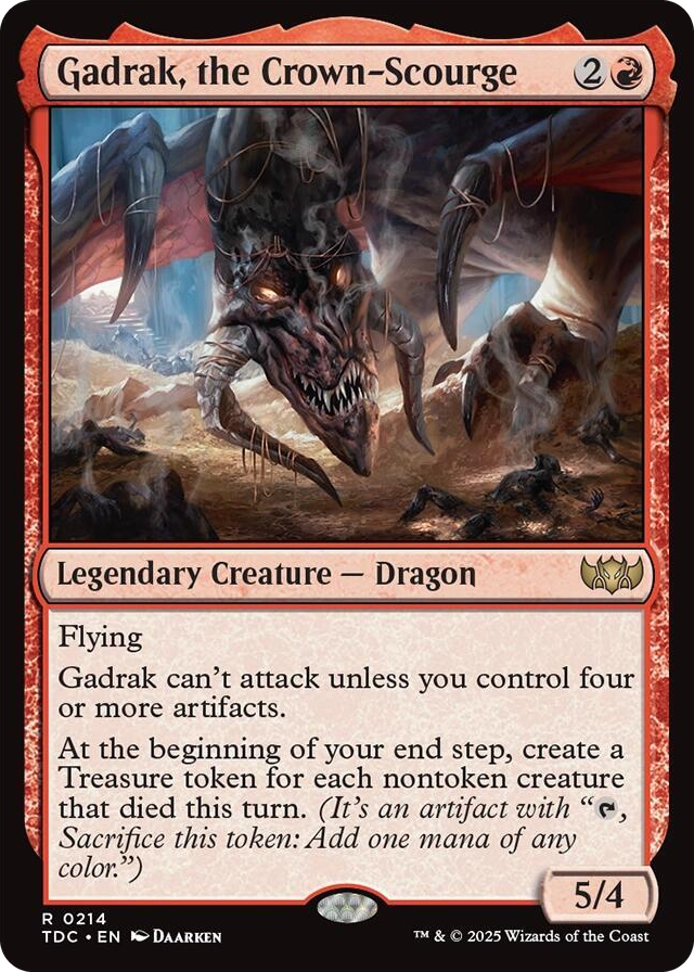 0214 Gadrak, the Crown-Scourge R Commander: Tarkir: Dragonstorm