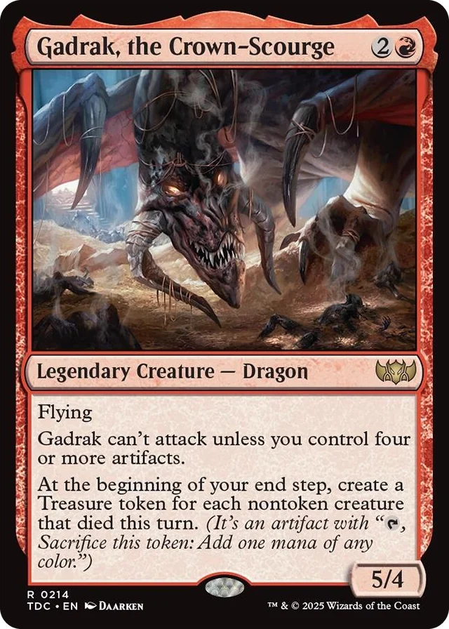 0214 Gadrak, the Crown-Scourge R Commander: Tarkir: Dragonstorm