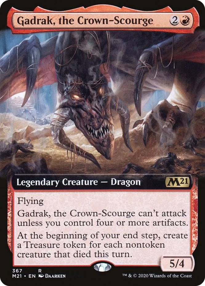 0367 Gadrak, the Crown-Scourge (Extended Art) R Core Set 2021