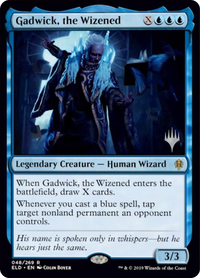 0048 Gadwick, the Wizened R Promo Pack: Throne of Eldraine
