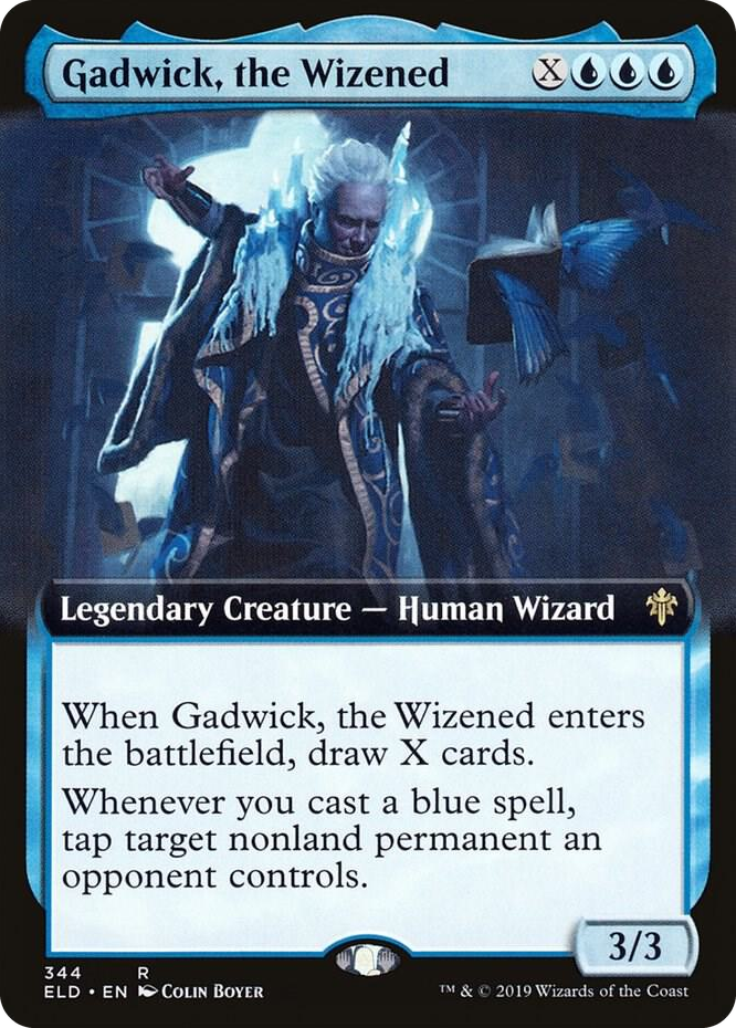 0344 Gadwick, the Wizened (Extended Art) R Throne of Eldraine