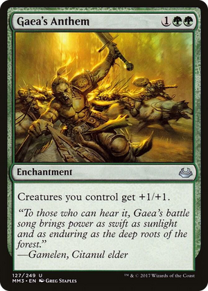 0127 Gaea's Anthem U Modern Masters 2017