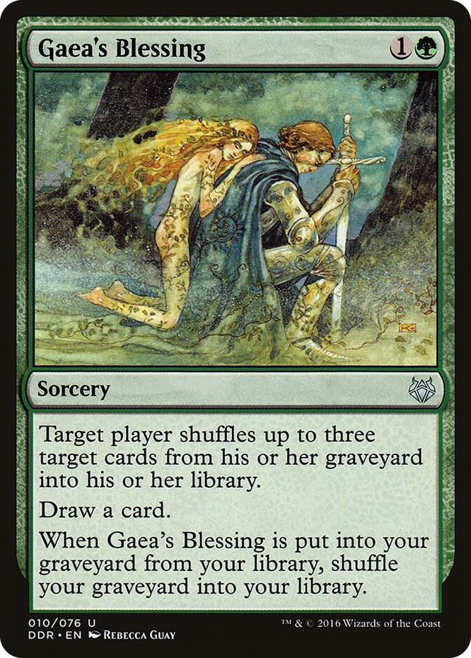Gaea's Blessing #10 U - Duel Decks: Nissa vs. Ob Nixilis Pokemon card