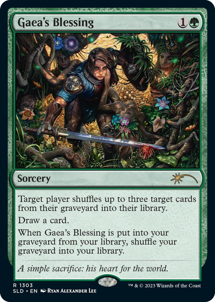 1303 Gaea's Blessing R Secret Lair Drop Series