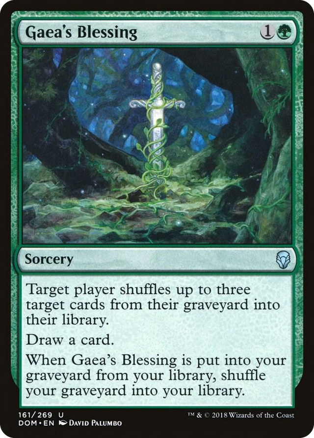 0161 Gaea's Blessing U Dominaria