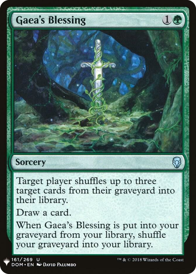 Gaea's Blessing #161 U - The List Reprints Pokemon card