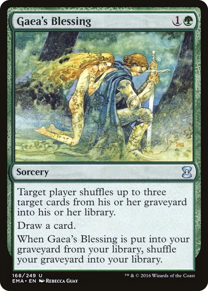 Gaea's Blessing #168 U - Eternal Masters Pokemon card