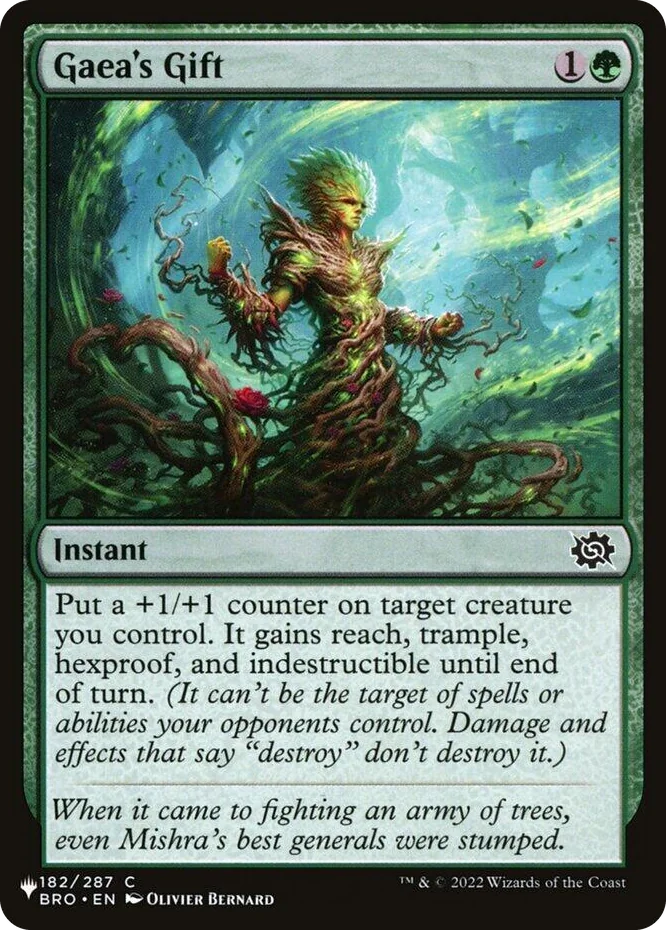 0182 Gaea's Gift C The List Reprints