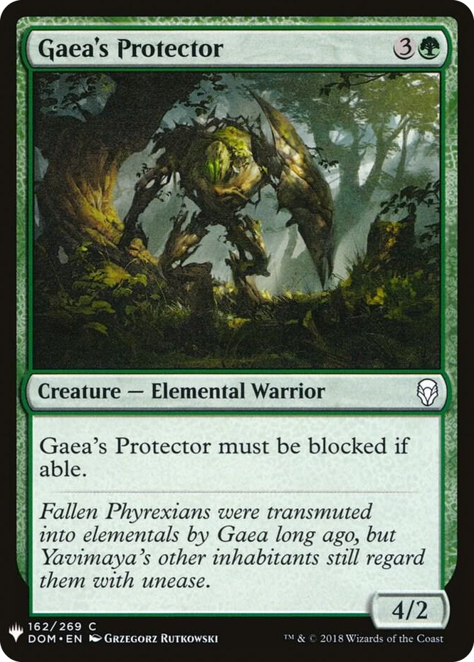 Gaea's Protector #162 C - The List Reprints Pokemon card