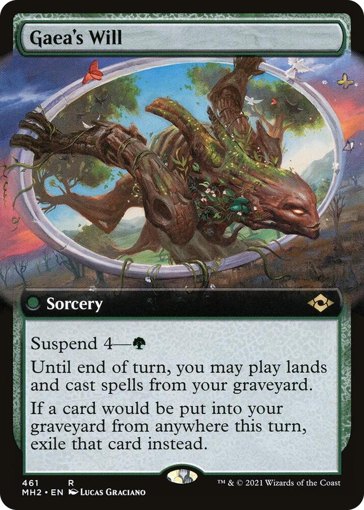 0461 Gaea's Will (Extended Art) R Modern Horizons 2