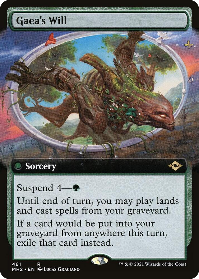 0461 Gaea's Will (Extended Art) R Modern Horizons 2