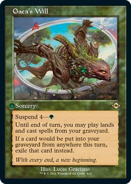 0412 Gaea's Will (Retro Frame) (Foil Etched) R Modern Horizons 2