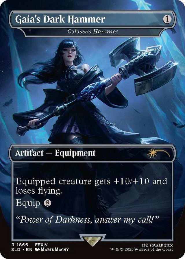 1866 Gaia's Dark Hammer - Colossus Hammer R Secret Lair Drop Series