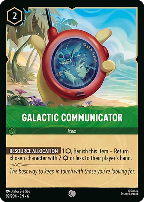 0099 Galactic Communicator Common Azurite Sea