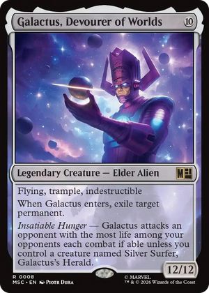 0008 Galactus, Devourer of Worlds R Commander: Marvel Super Heroes