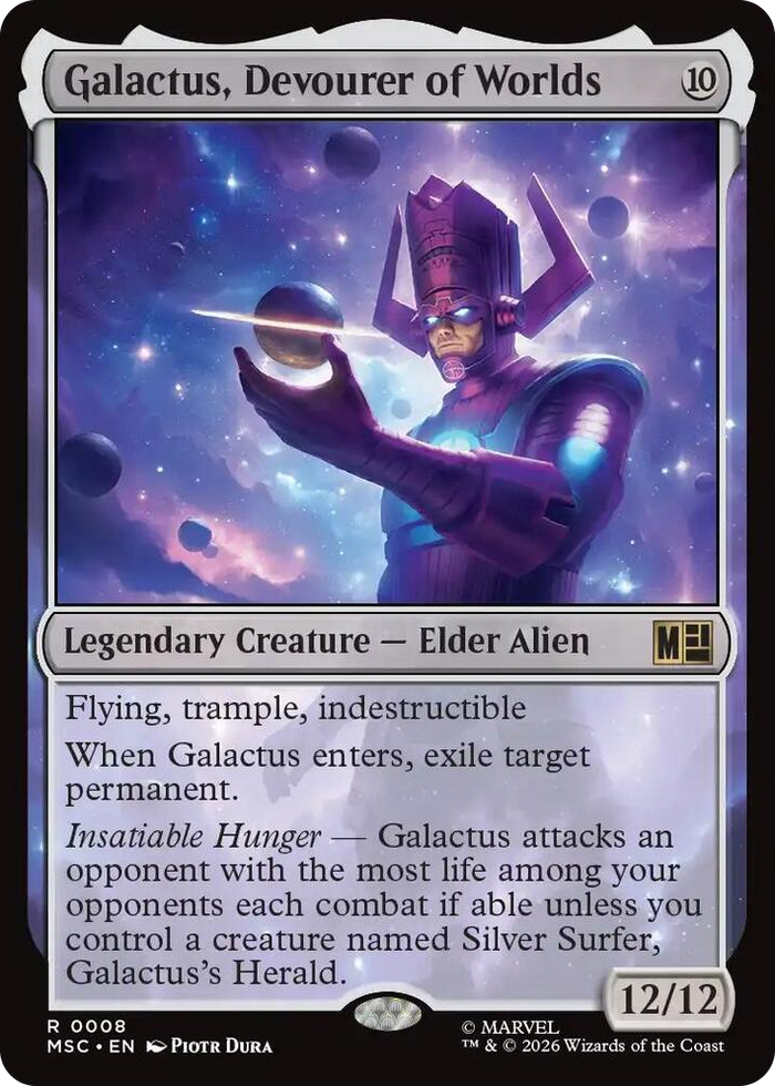 Galactus, Devourer of Worlds #8 R - Commander: Marvel Super Heroes Pokemon card