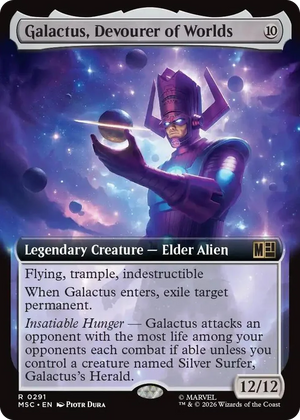 0291 Galactus, Devourer of Worlds (Extended Art) R Commander: Marvel Super Heroes