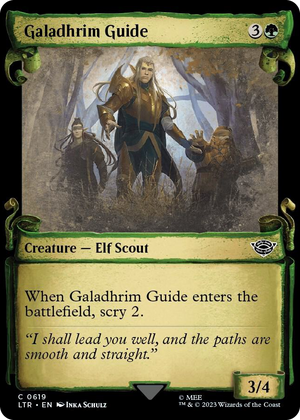 0619 Galadhrim Guide (Showcase Scrolls) C Universes Beyond: The Lord of the Rings: Tales of Middle-earth
