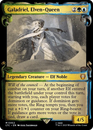 0462 Galadriel, Elven-Queen (Showcase Scrolls) M Commander: The Lord of the Rings: Tales of Middle-earth
