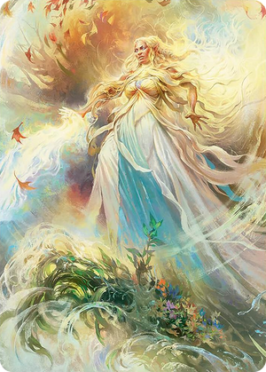 0008 Galadriel, Light of Valinor Art Card S Art Series: Universes Beyond: The Lord of the Rings: Tales of Middle-earth