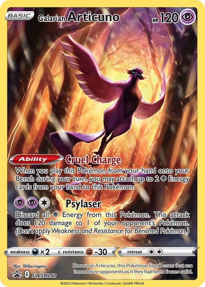 0282 Galarian Articuno - SWSH282 Promo Sword & Shield Promo Cards
