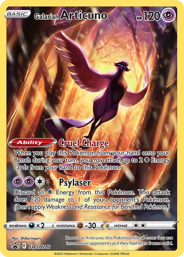 0282 Galarian Articuno - SWSH282 Promo Sword & Shield Promo Cards