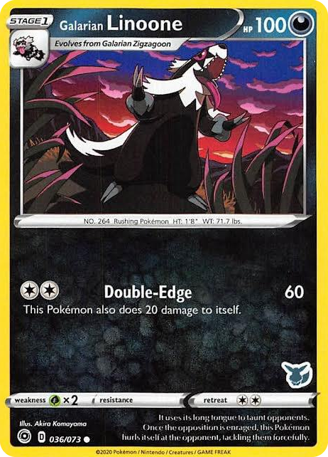 0036 Galarian Linoone - 036/073 (Eevee Stamped) Promo Battle Academy 2022