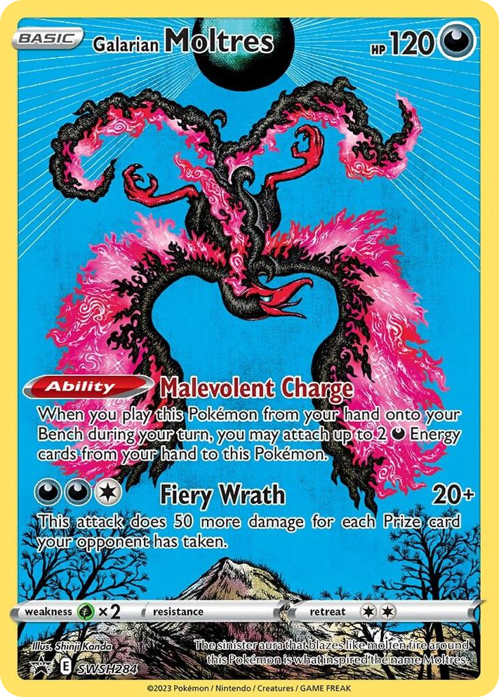 0284 Galarian Moltres - SWSH284 Promo Sword & Shield Promo Cards