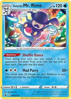 0079 Galarian Mr. Rime - SWSH079 Promo Sword & Shield Promo Cards