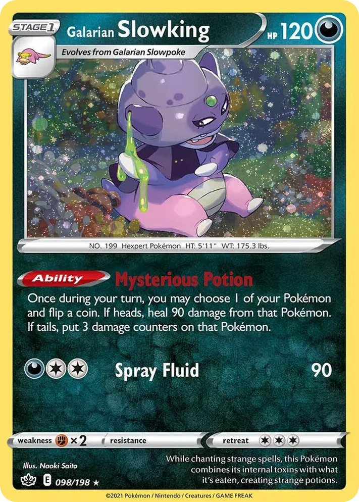 0098 Galarian Slowking (Cosmos Holo) Holo Rare Miscellaneous Cards & Products