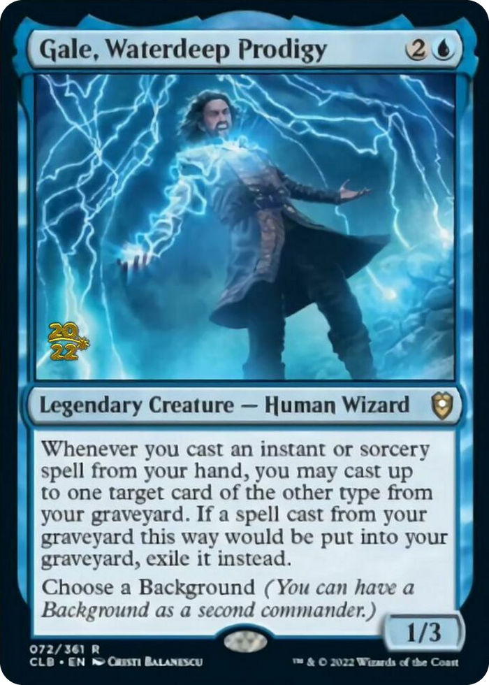 Gale, Waterdeep Prodigy #72 R - Prerelease Cards Pokemon card