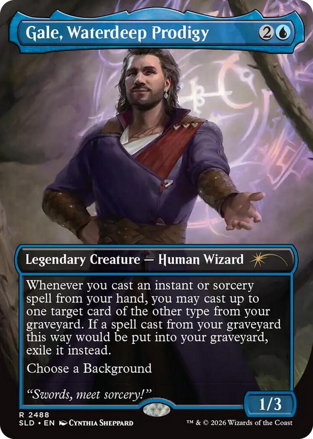 2488 Gale, Waterdeep Prodigy R Secret Lair Drop Series