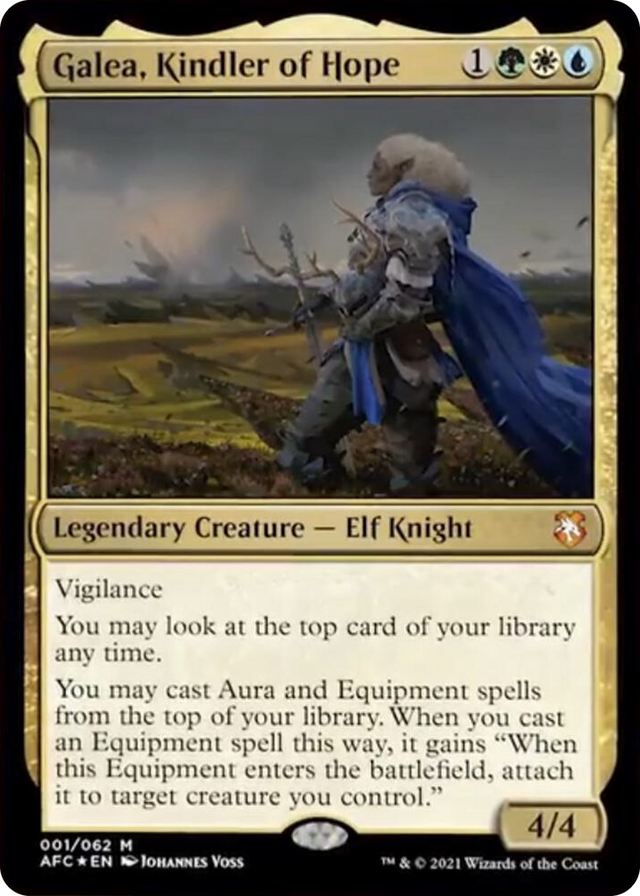 0001 Galea, Kindler of Hope M Commander: Adventures in the Forgotten Realms