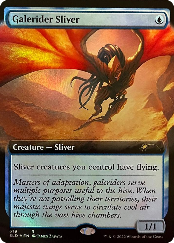 Galerider Sliver (Extended Art) #619 R - Secret Lair Drop Series Pokemon card