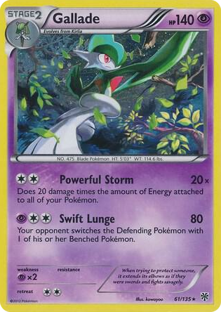 0061 Gallade - 61/135 (Cosmos Holo) Promo Blister Exclusives