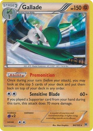 0084 Gallade - 84/162 (Cosmos Holo) Promo Blister Exclusives