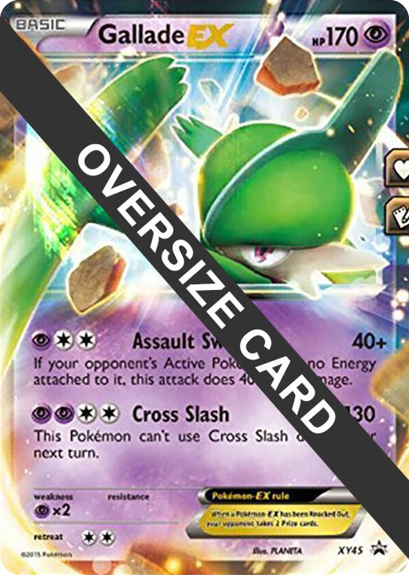 XY045 Gallade EX - XY45 (XY Black Star Promo) Promo Jumbo Cards