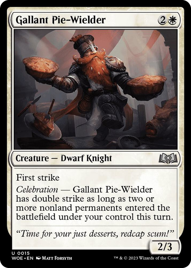 0015 Gallant Pie-Wielder U Wilds of Eldraine