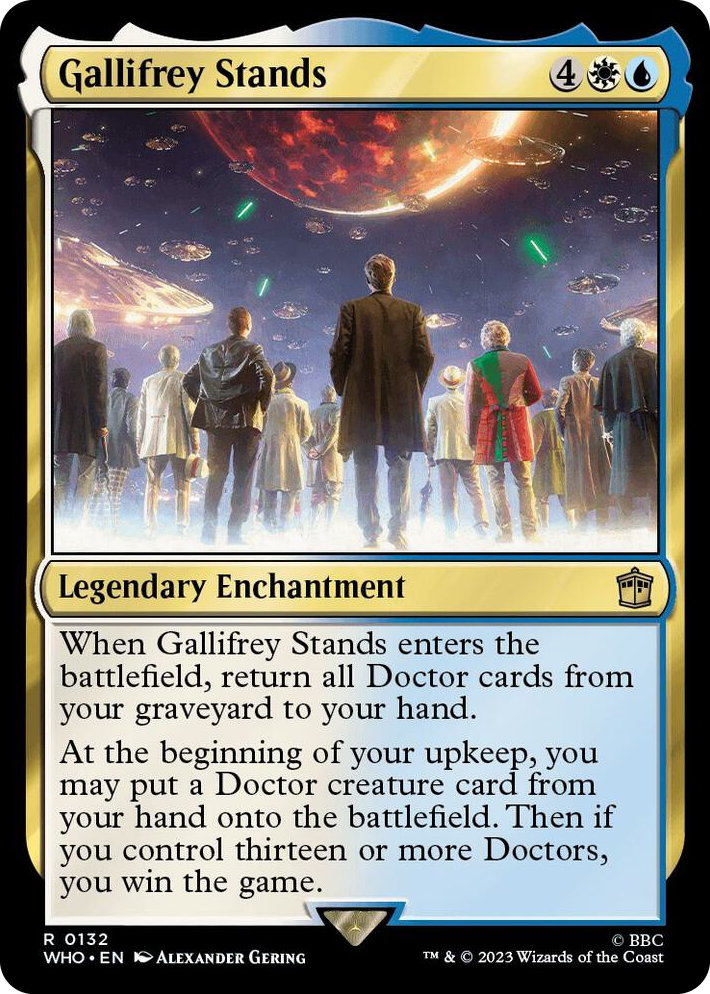 0132 Gallifrey Stands R Universes Beyond: Doctor Who