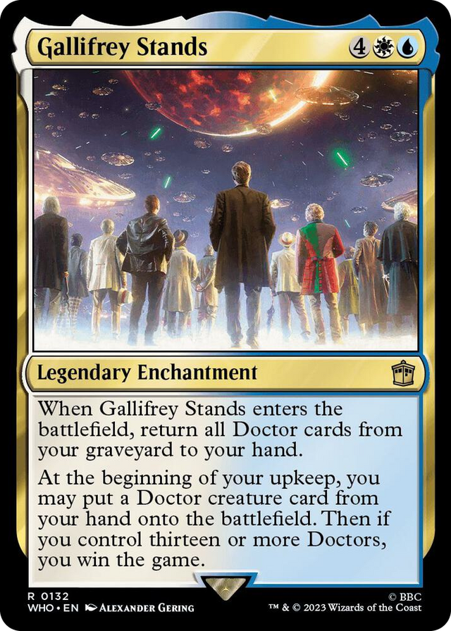 0132 Gallifrey Stands R Universes Beyond: Doctor Who