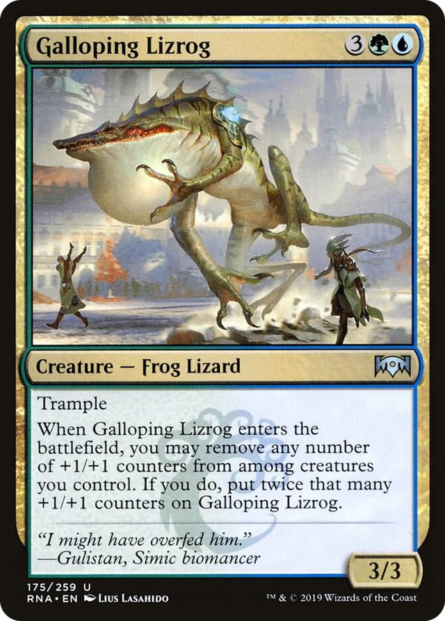 0175 Galloping Lizrog U Ravnica Allegiance