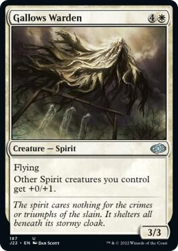 Gallows Warden #187 U - Jumpstart 2022 Pokemon card