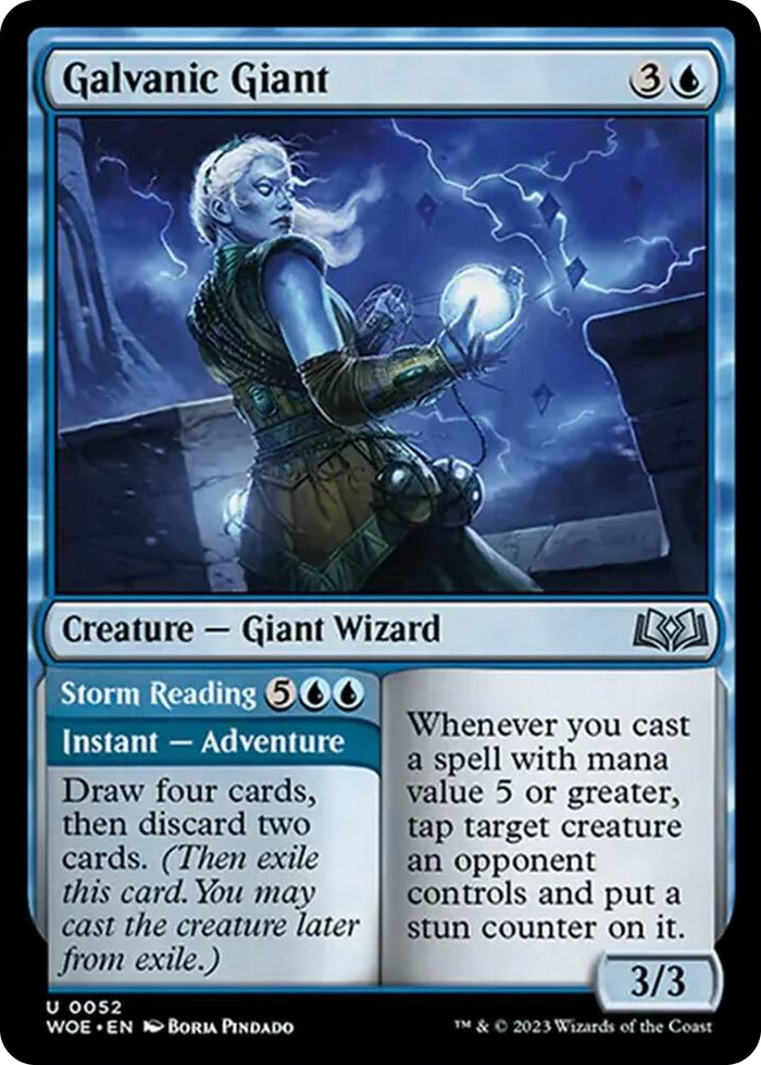 Galvanic Giant #52 U - Wilds of Eldraine Pokemon card