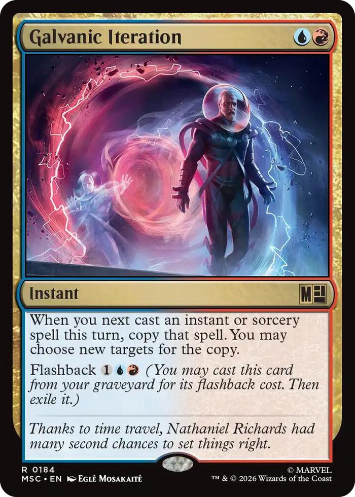 Galvanic Iteration #184 R - Commander: Marvel Super Heroes Pokemon card