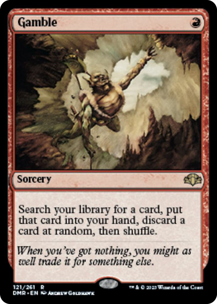 Gamble #121 R - Dominaria Remastered Pokemon card