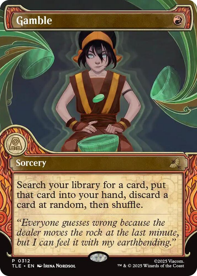 0312 Gamble (Showcase) P The Last Airbender: Eternal-Legal
