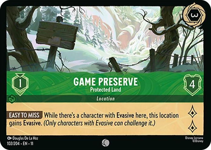 0102 Game Preserve - Protected Land Common Winterspell