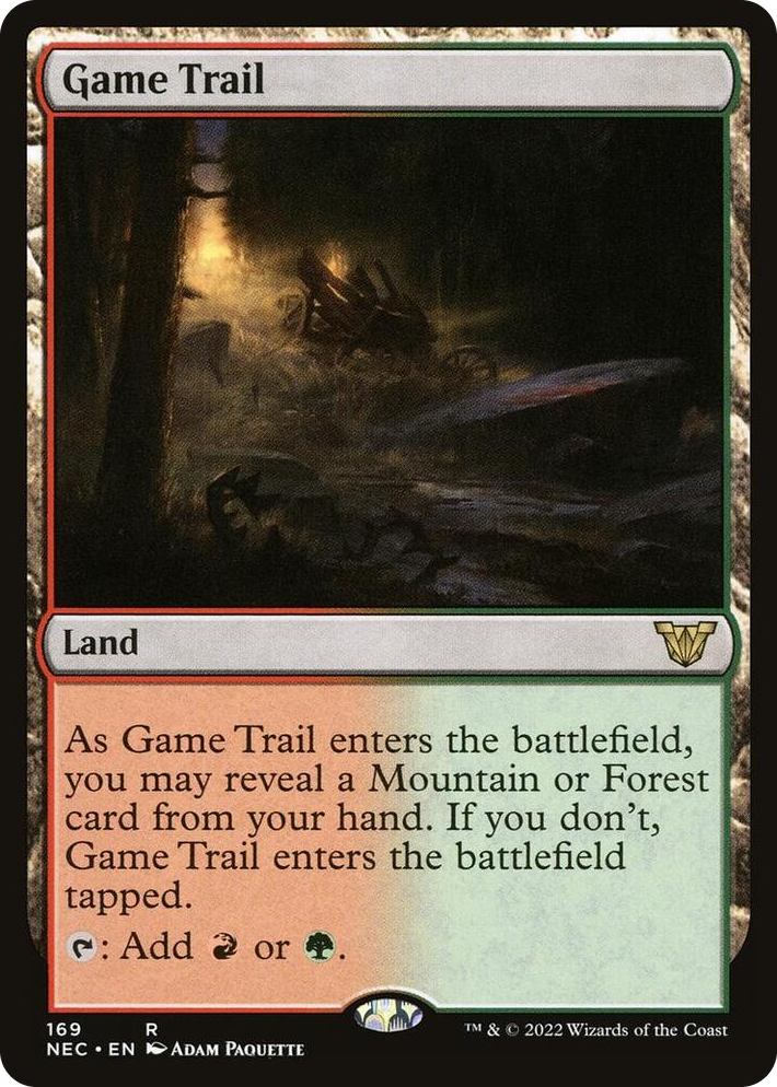0169 Game Trail R Commander: Kamigawa: Neon Dynasty